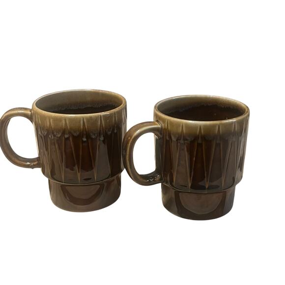 Vintage Japan MCM Coffee Tea Cup Set - Picture 3 of 4